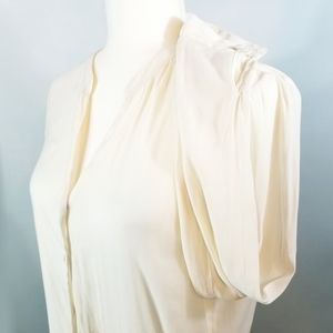 H&M | Sheer Button Down Blouse